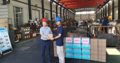 北辰集團領導赴北辰鑫誠高溫慰問及工作調研